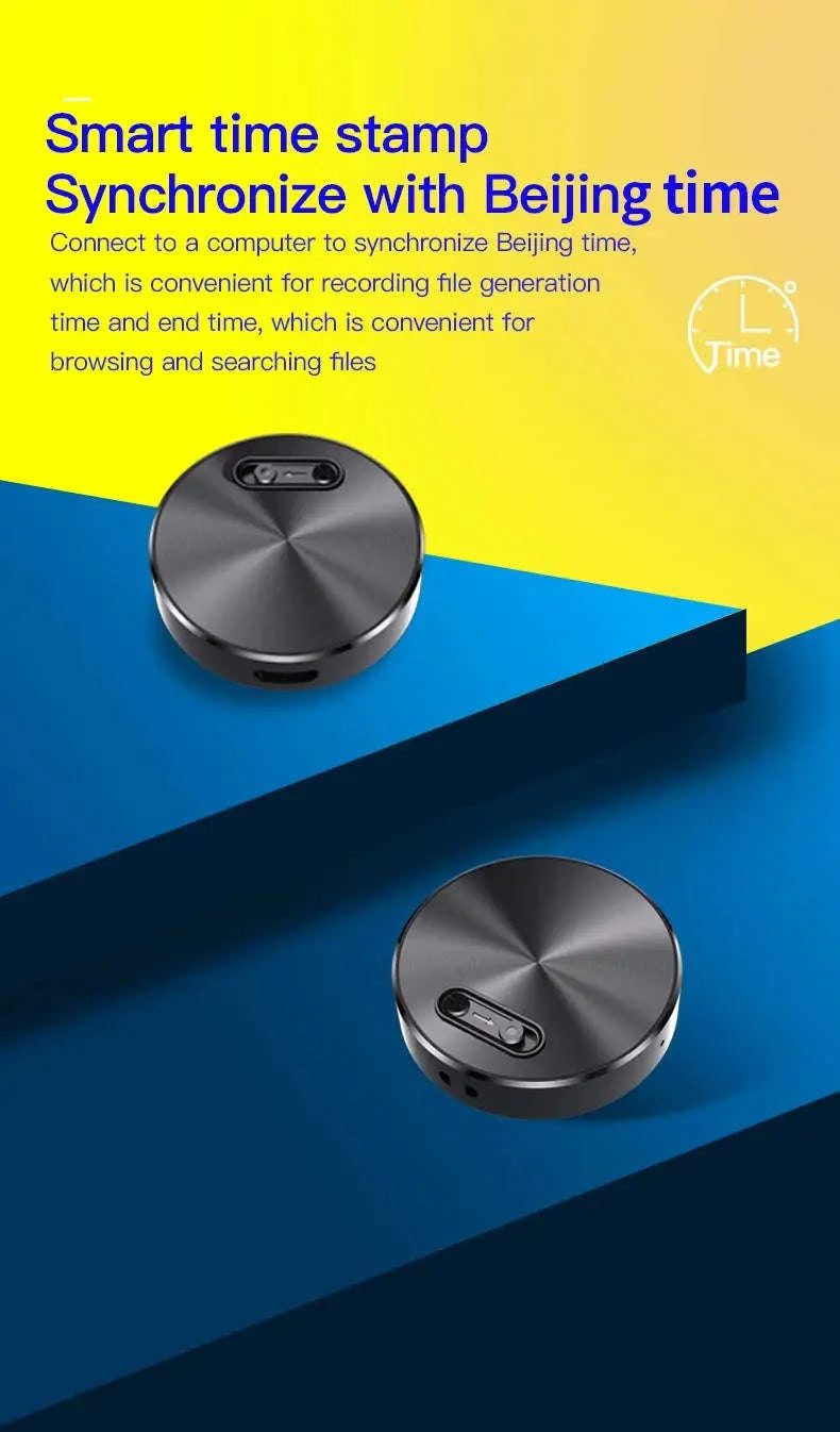 Mini Activated Voice Recorder with USB Storage-black / 32 GB