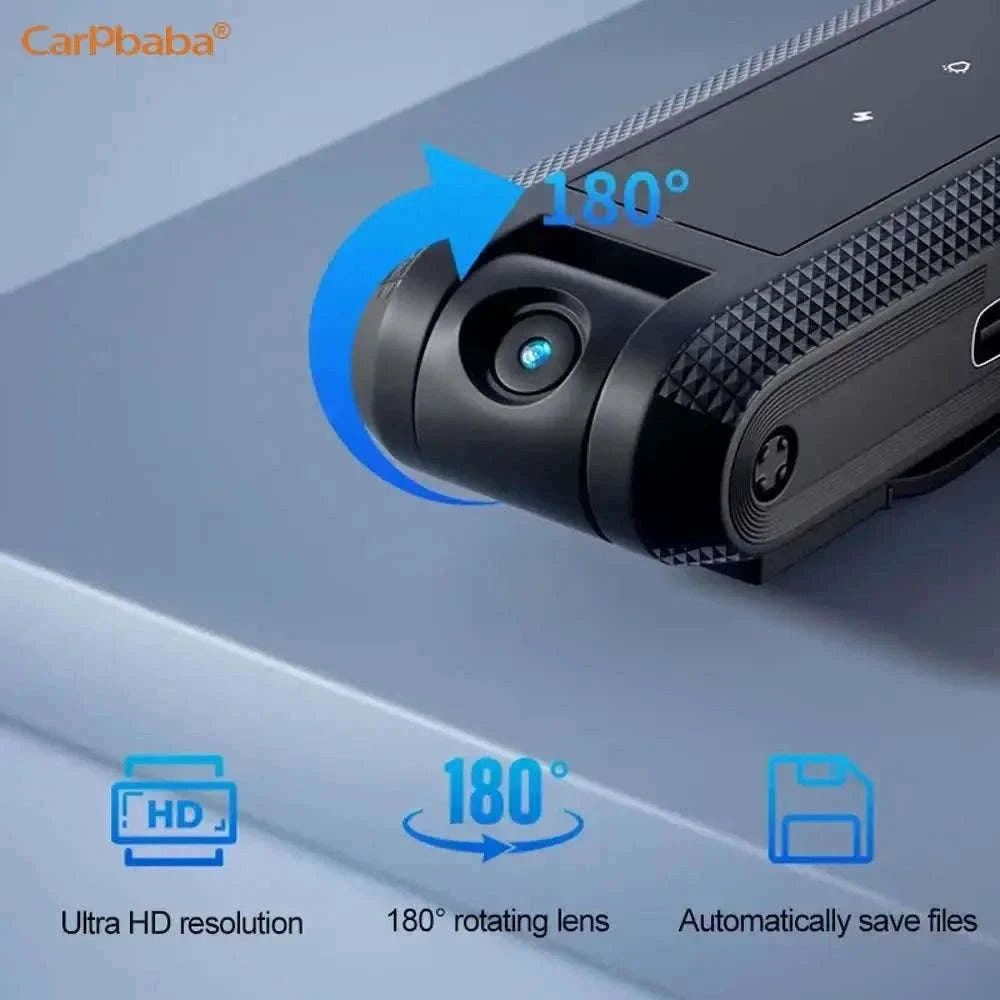 Mini Body Camera 1080P HD with Night Vision & 180° Rotating Lens-Black