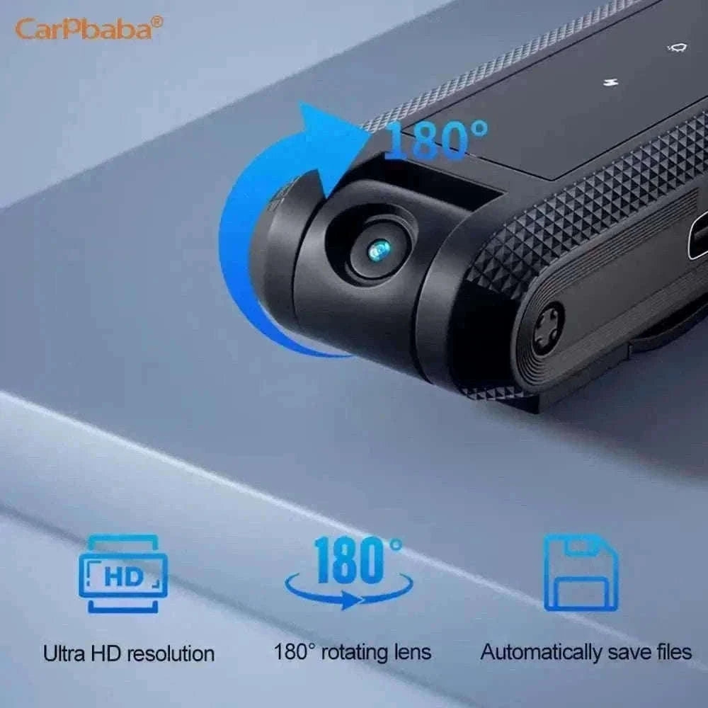 Mini Body Camera 1080P HD with Night Vision & 180° Rotating Lens-Black