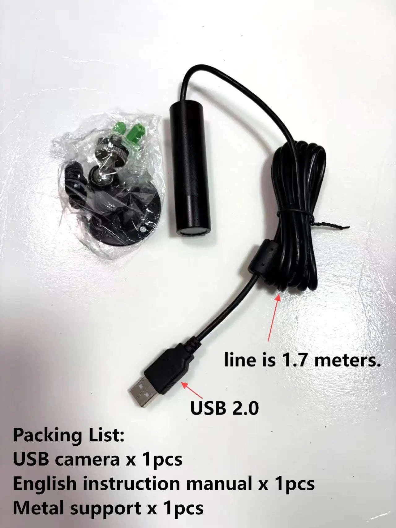 Mini Bullet Camera 1080P 30fps USB Type-C Drive-Free-usb 2.0 / 3.6mm