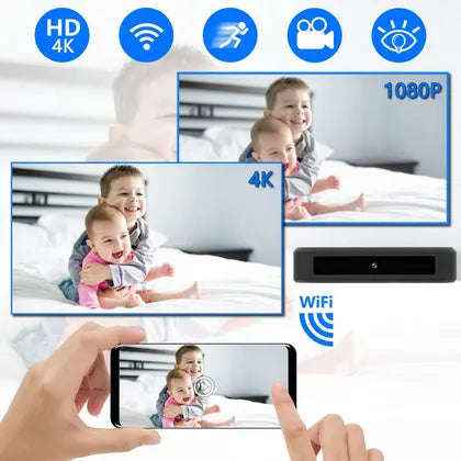Mini Camera Powerbank with 10000mAh Capacity and WiFi