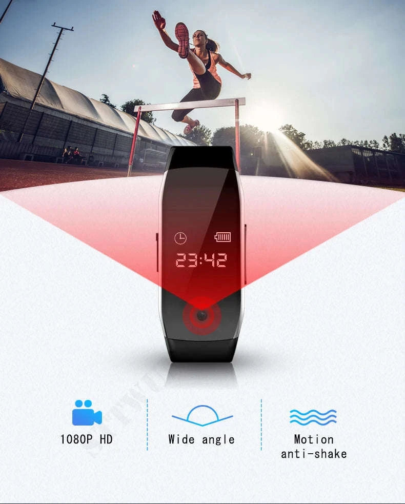 Mini Camera Watch 1080P HD Bracelet Recorder-Recorder / 16GB / CHINA
