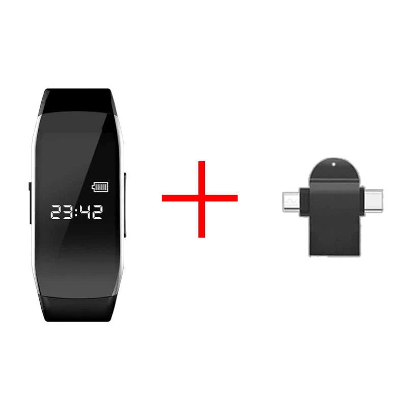 Mini Camera Watch 1080P HD Video & Voice Recorder-With otg adapter / 16GB