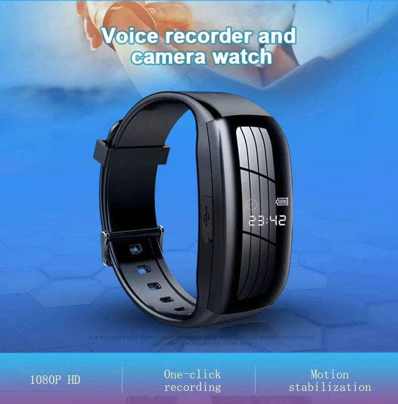 Mini Camera Watch 1080P HD Voice & Video Recorder-With otg adapter / 32GB / CHINA