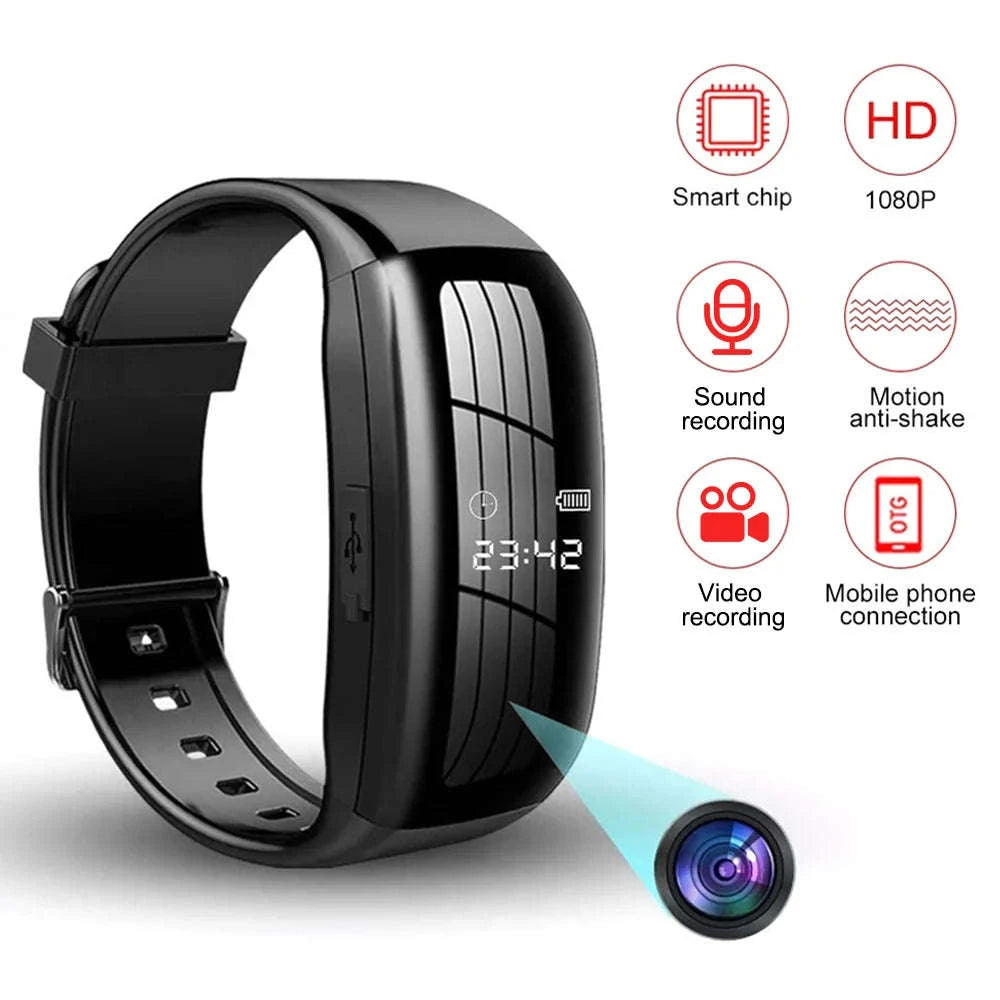 Mini Camera Watch Recorder Bracelet-Recorder / 128GB