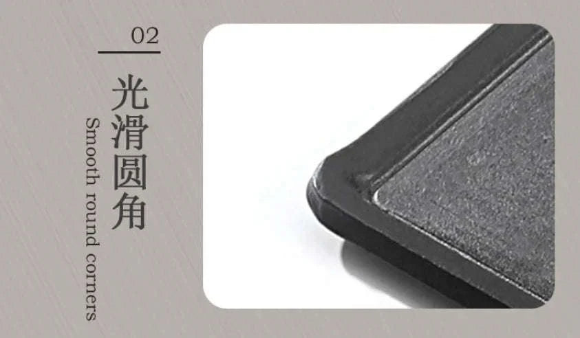 Mini Camping Frying Pan Portable Outdoor Grill Pan-Black