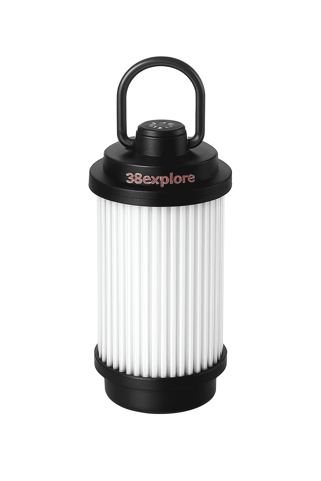 Mini Camping Lamp USB Rechargeable Tent Lantern 2000mAh-Transparent