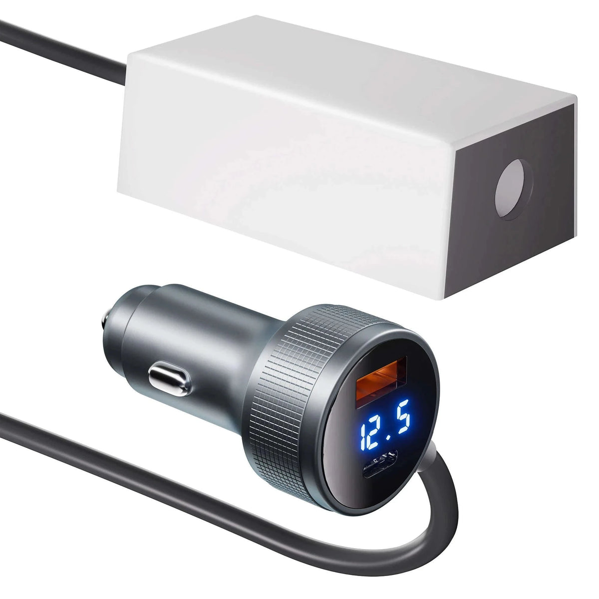 Mini Cigarette Lighter Adapter 36V 1.67A 3-in-1 Cord-1M