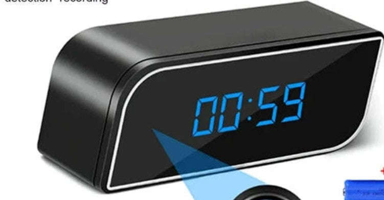 Mini Clock Camera 1080P Discreet Home Monitoring-Camera With 8G Card / China Mainland