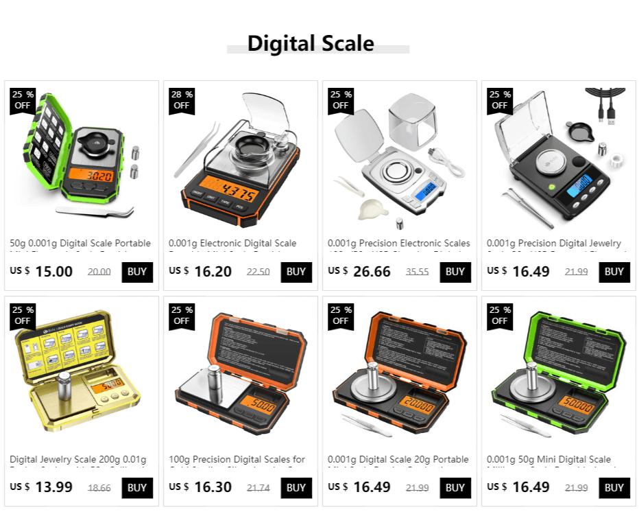 Mini Digital Precision Scale 0.001g Accuracy Pocket Weighing Tool-A1-0.001g 50g-Green / China Mainland