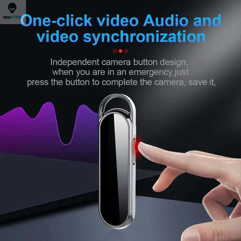 Mini Digital Recorder – 1080P Video, Clear Audio, Discreet Wearable Design-128GB