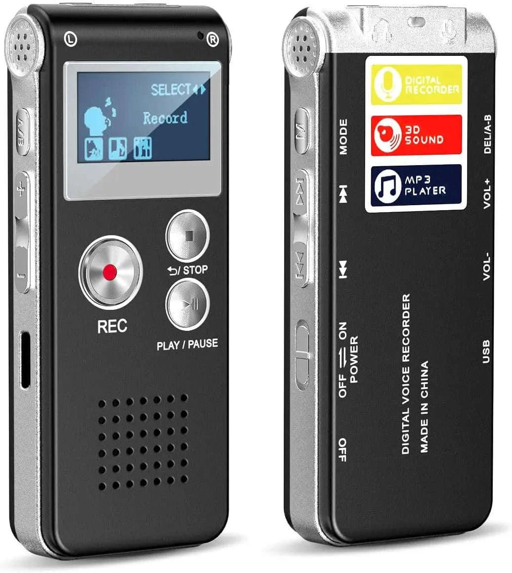 Mini Digital Voice Recorder-black / 8 GB