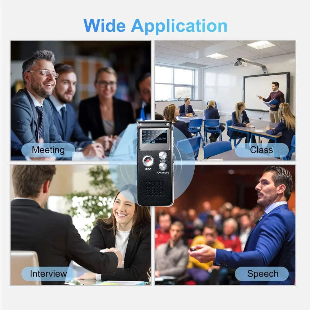 Mini Digital Voice Recorder-black / 8 GB