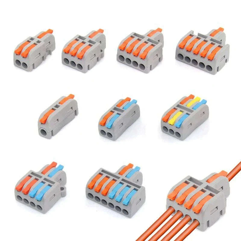 Mini Fast Wiring Cable Connectors for Clean, Secure Joins-M-F15 / 10 PCS