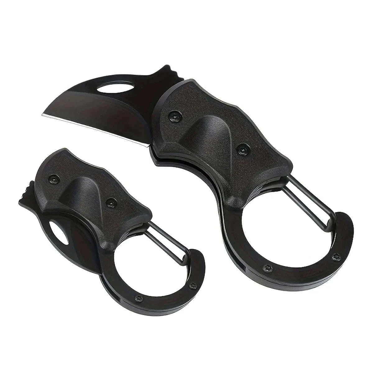 Mini Folding Keychain Knife Iron Multi-Tool for EDC & Camping-