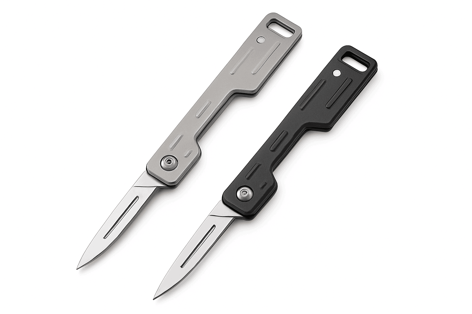 Mini Folding Scalpel EDC Knife with Replaceable Blades-Dark Grey