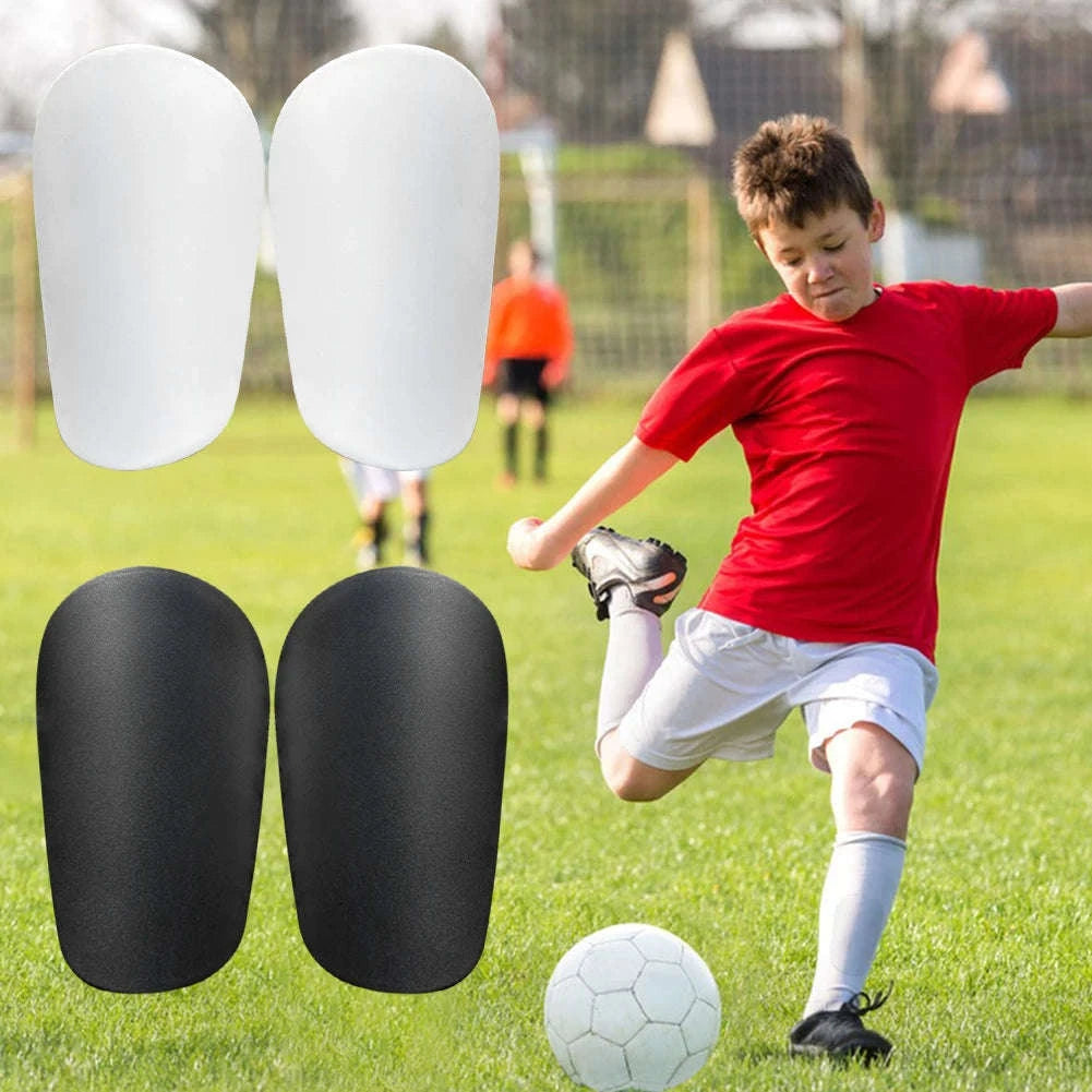 Mini Football Shin Pads-Black 10X6cm