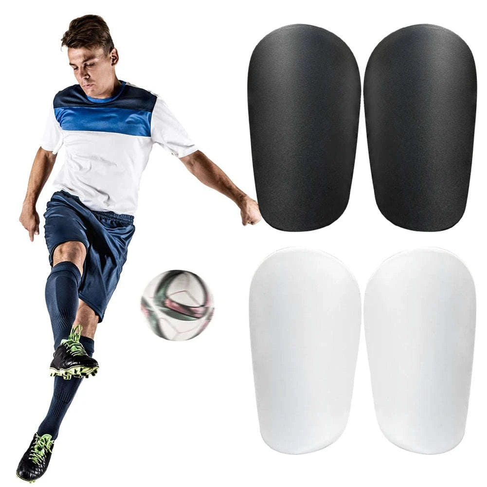 Mini Football Shin Pads-Black 10X6cm