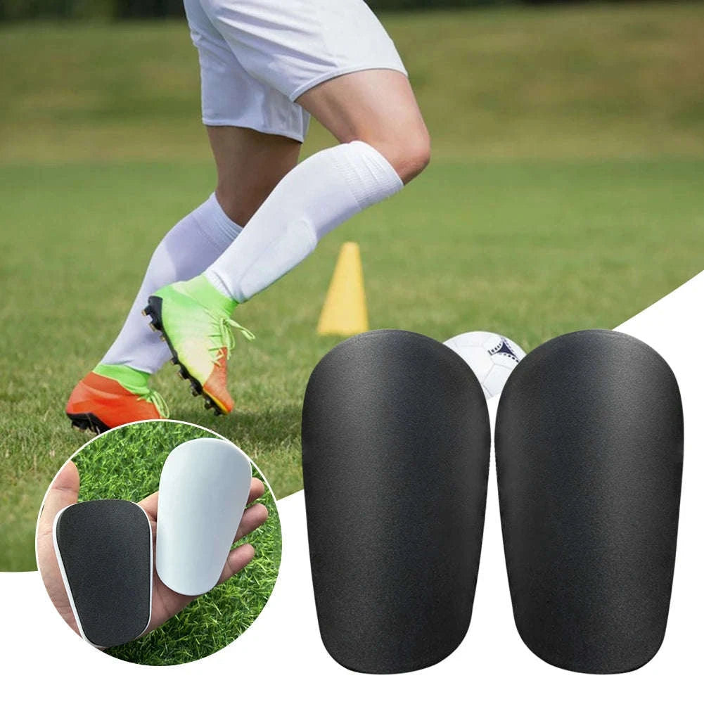 Mini Football Shin Pads-Black 10X6cm