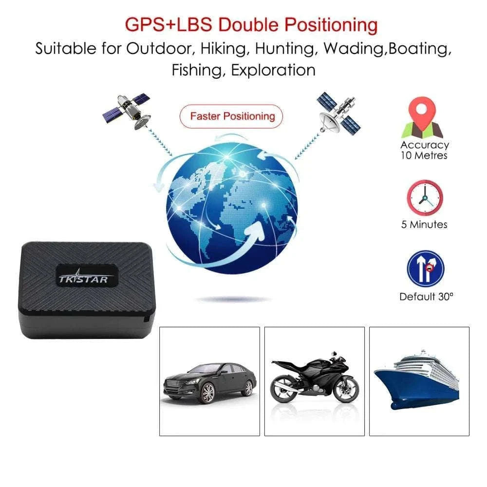 Mini GPS Car Tracker with Real-Time Tracking & Alerts TK913-With Box And Charger