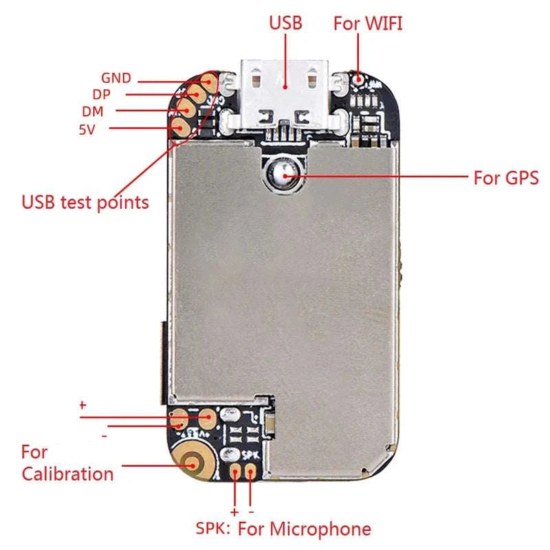 Mini GPS Tracker PCB ZX303 Real-Time Multi-Mode Tracking Board-zx303