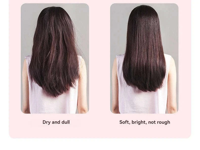 Mini Hair Straightener with Quick-Heat Ceramic Plates-Pink