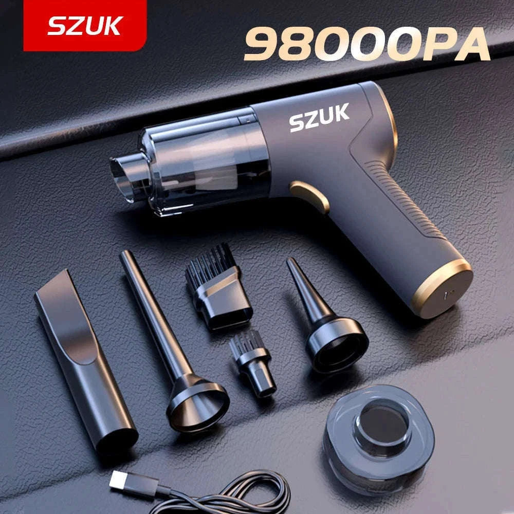 Mini Handheld Car Vacuum Cleaner with 98000PA Suction-Pro 2hapa