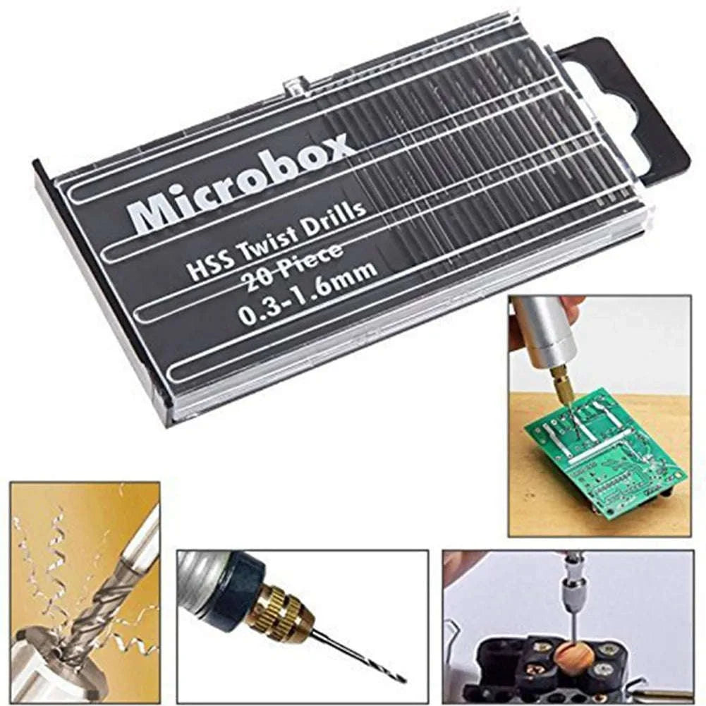 Mini HSS Precision Drill Bits Set (0.3mm–1.6mm)-Default Title