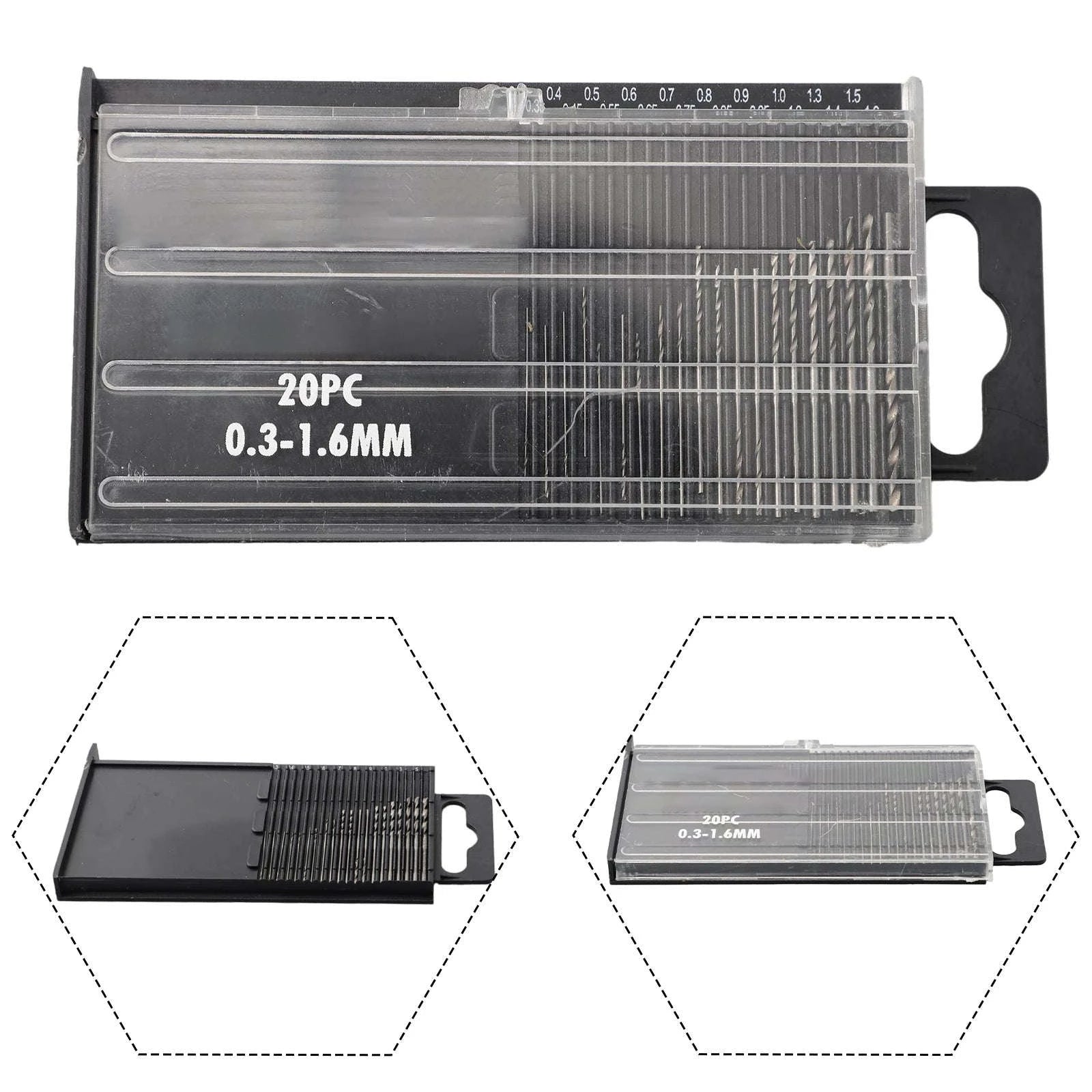 Mini HSS Precision Drill Bits Set (0.3mm–1.6mm)-Default Title