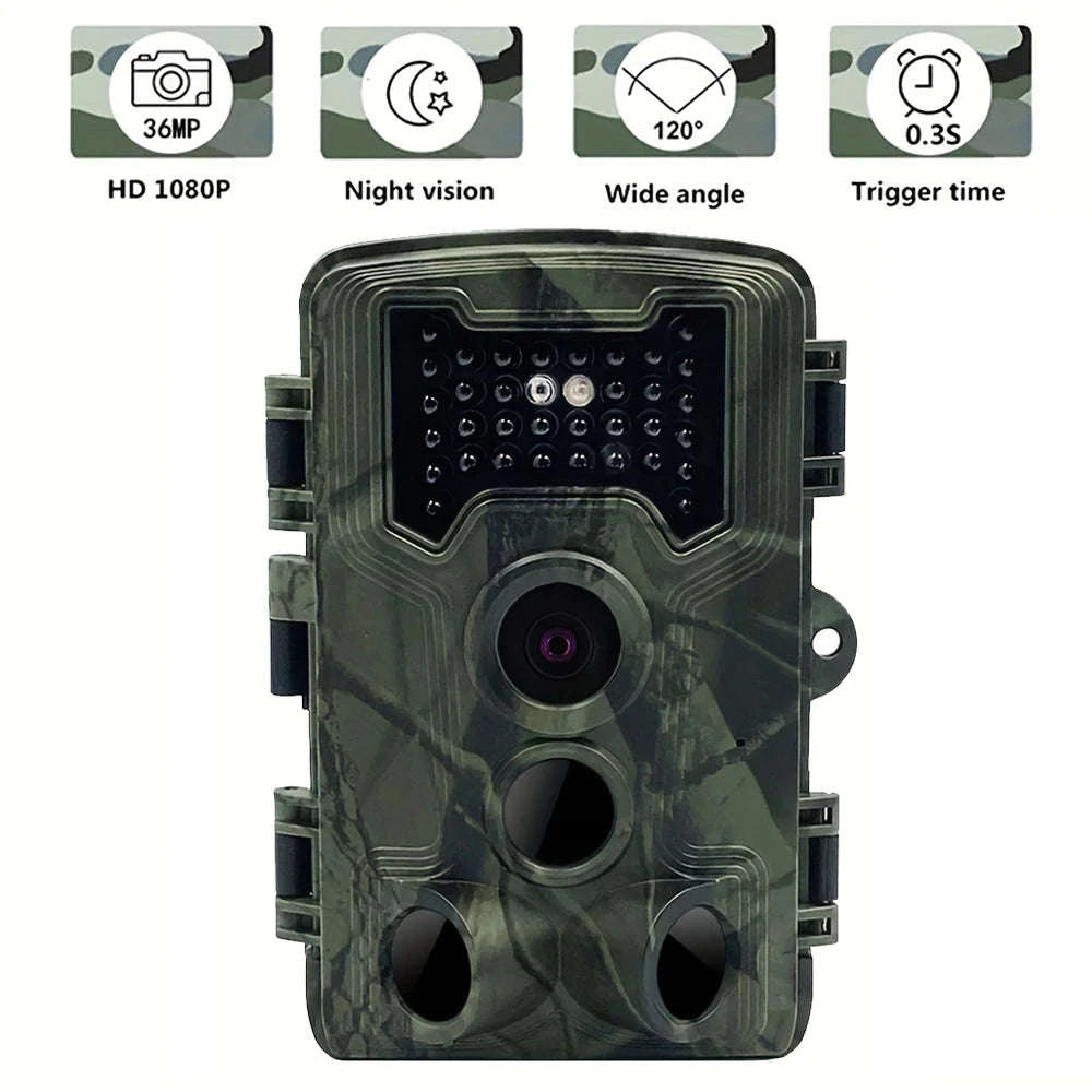 Mini Hunting Trail Camera 36MP 1080P Night Vision Wildlife Cam-PR1000