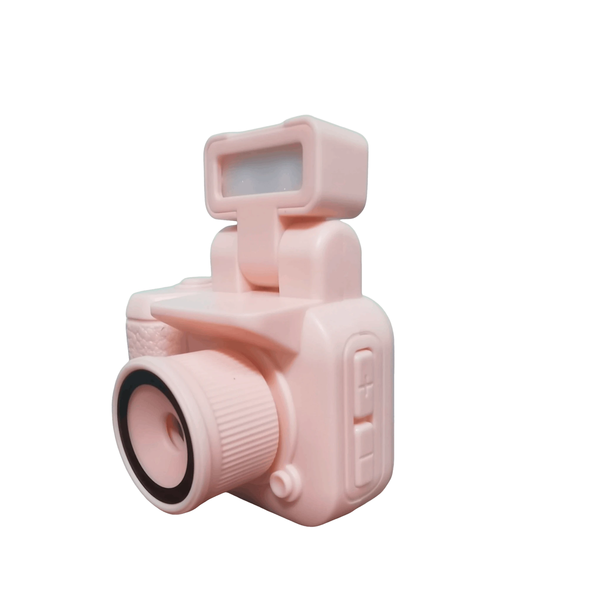 Mini Keychain Camera with Screen 1080P HD Pocket Video Recorder-Y3000 Pink / Cam Add 64G Card
