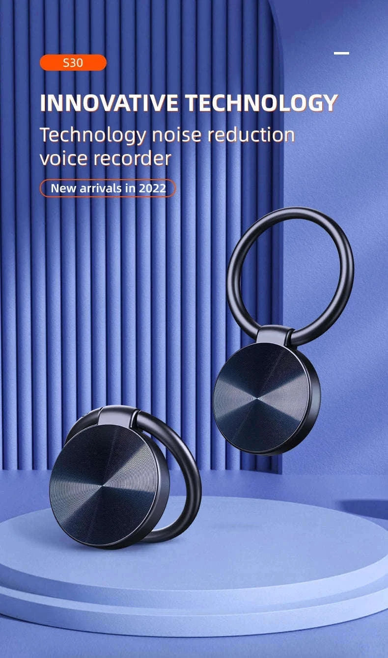 Mini Keychain Voice Activated Recorder with Noise Reduction-Voice recorder / 8 GB