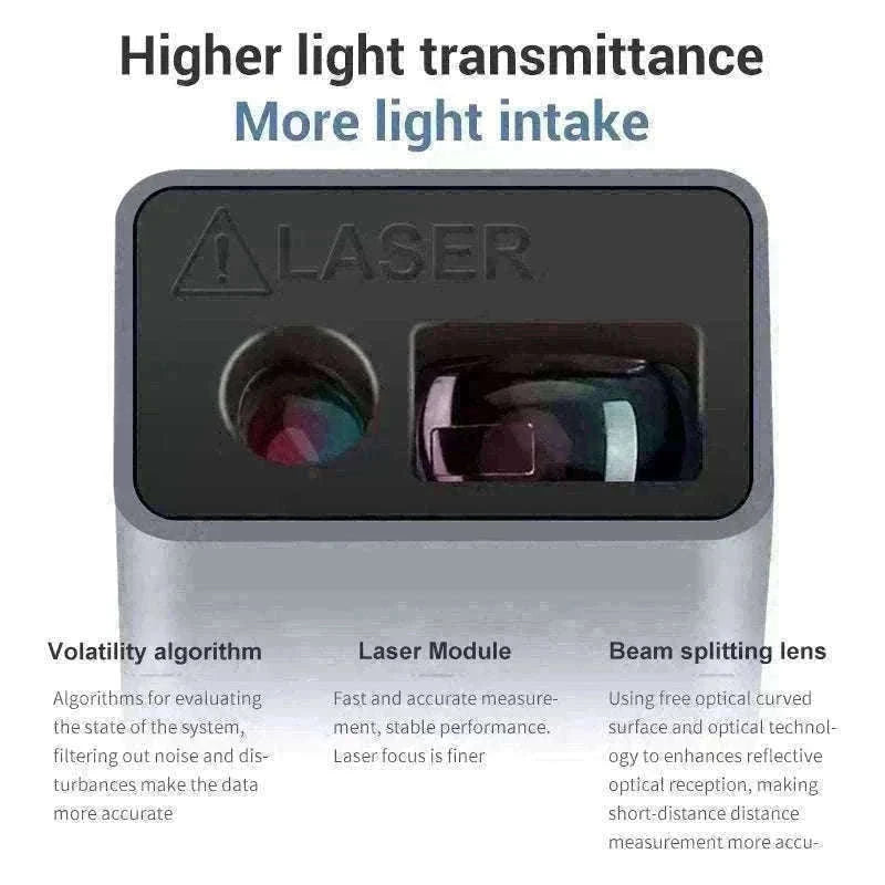 Mini Laser Rangefinder 30m High Precision USB Rechargeable Meter-30m