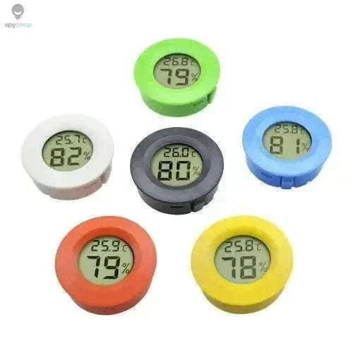 Mini LCD Digital Thermometer & Hygrometer for Accurate Monitoring-Black 1pc