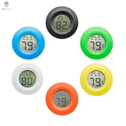 Mini LCD Digital Thermometer & Hygrometer for Accurate Monitoring-Black 1pc