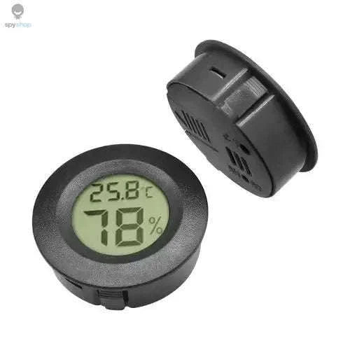 Mini LCD Digital Thermometer & Hygrometer for Accurate Monitoring-Black 1pc