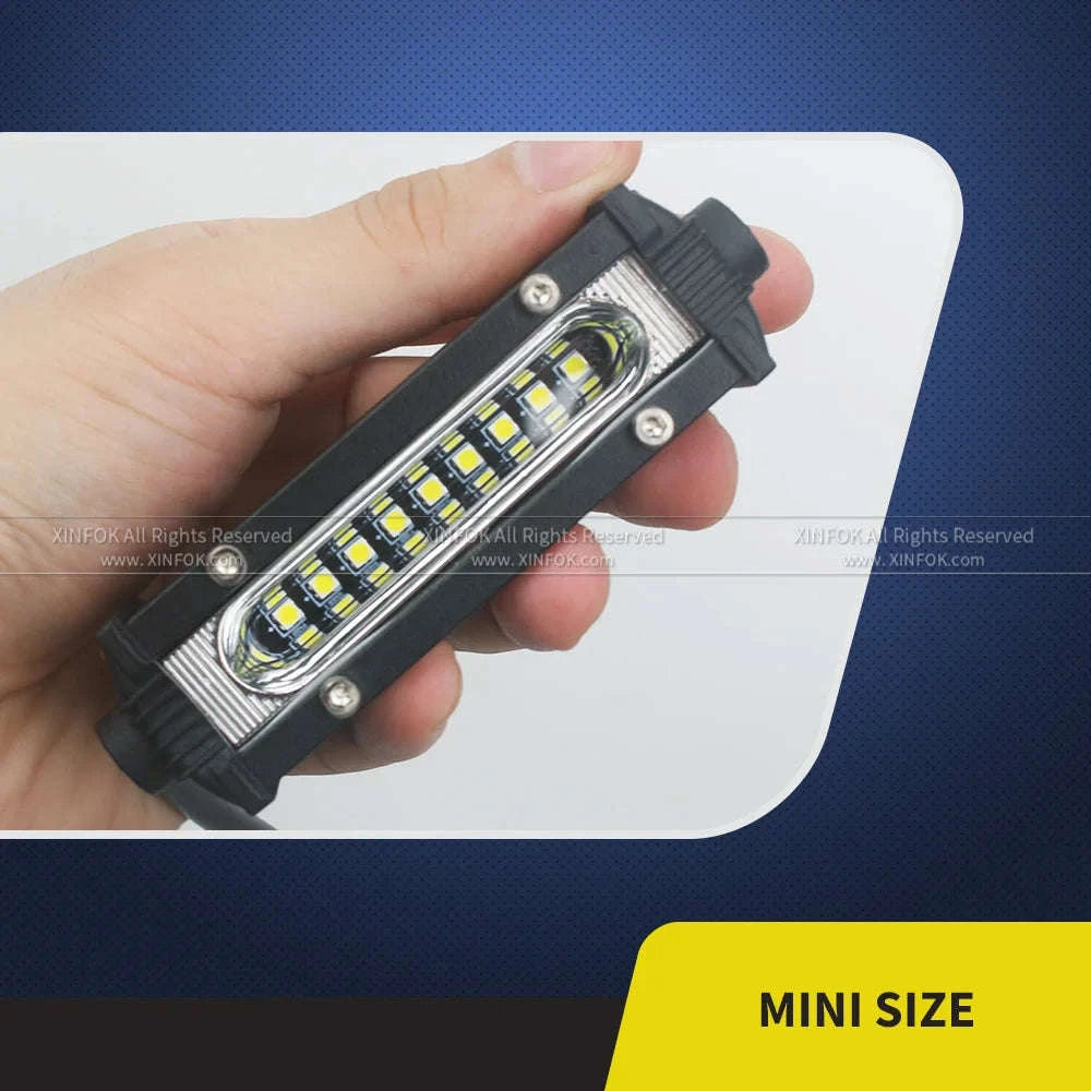 Mini LED Work Bar 9 LED Slim 4.5 Inch 27W Offroad Driving Light-27w 10pcs