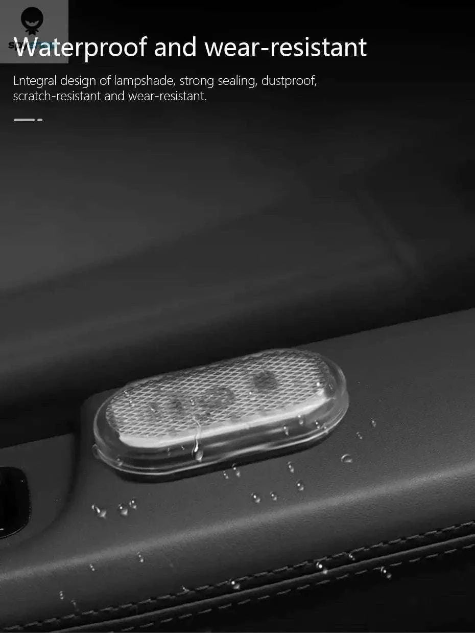 Mini Magnetic Car Touch Light – Touch-Activated LED Interior Light-White 1pc
