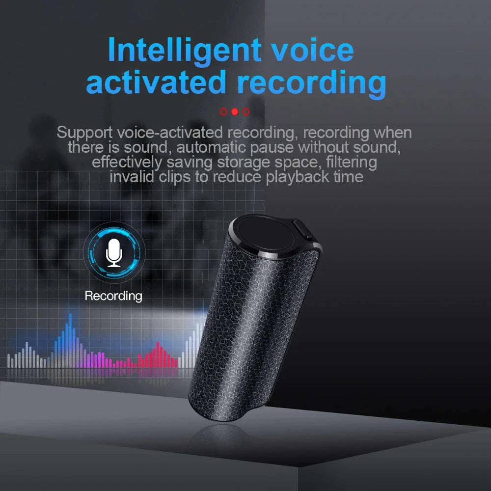Mini Magnetic Voice Recorder Pen with 40-Day Recording & HD Audio-black / 16 GB