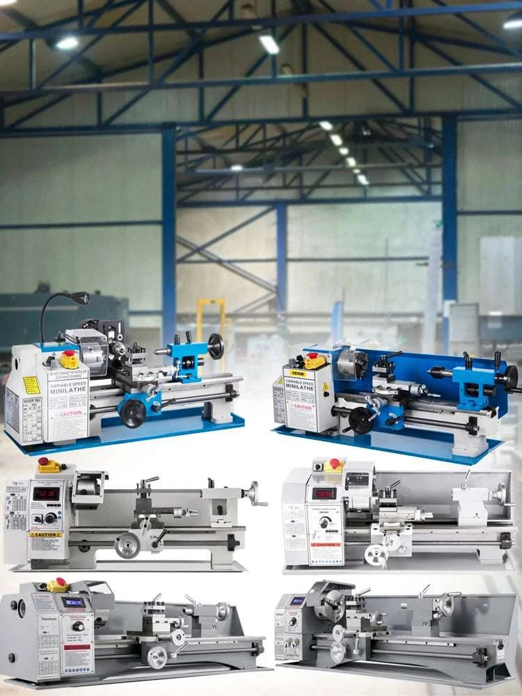 Mini Metal Lathe Machine Variable Speed 550W–1100W Multi-Size-180 x 350 mm 550W / United States