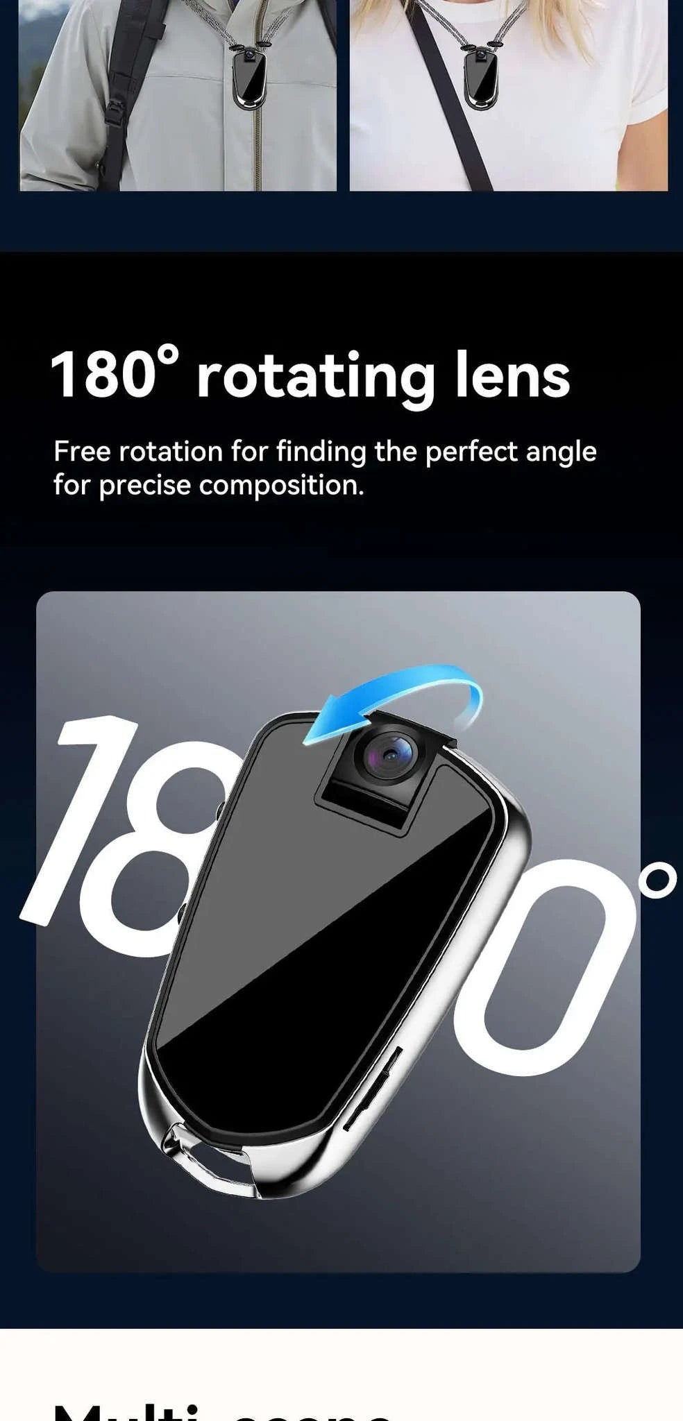 Mini Micro Security Camera 1080P HD – Ultra‑Compact Home & Car Monitor-black / with 256GB