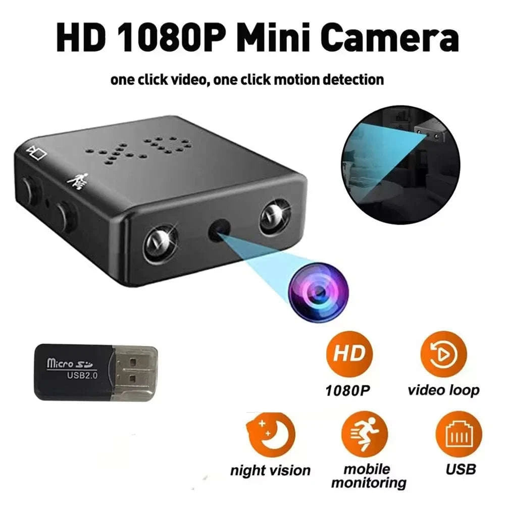 Mini Nanny Camera with 1080P HD and Night Vision-United States
