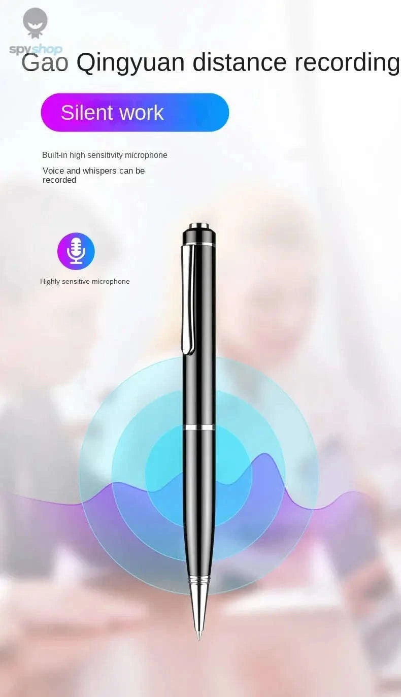 Mini Pen Voice Recorder – Discreet Audio Capture with Large Storage-black / 128GB