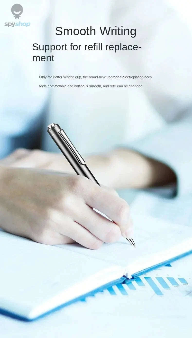 Mini Pen Voice Recorder – Discreet Audio Capture with Large Storage-black / 128GB