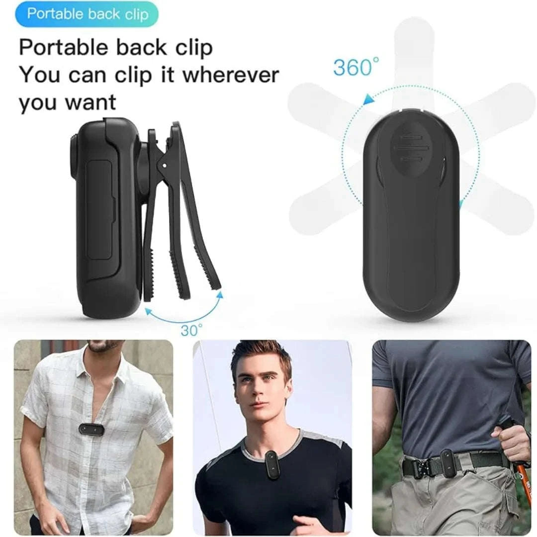 Mini Pocket Magnetic POV Vlog Camera-4K-White / 64GB