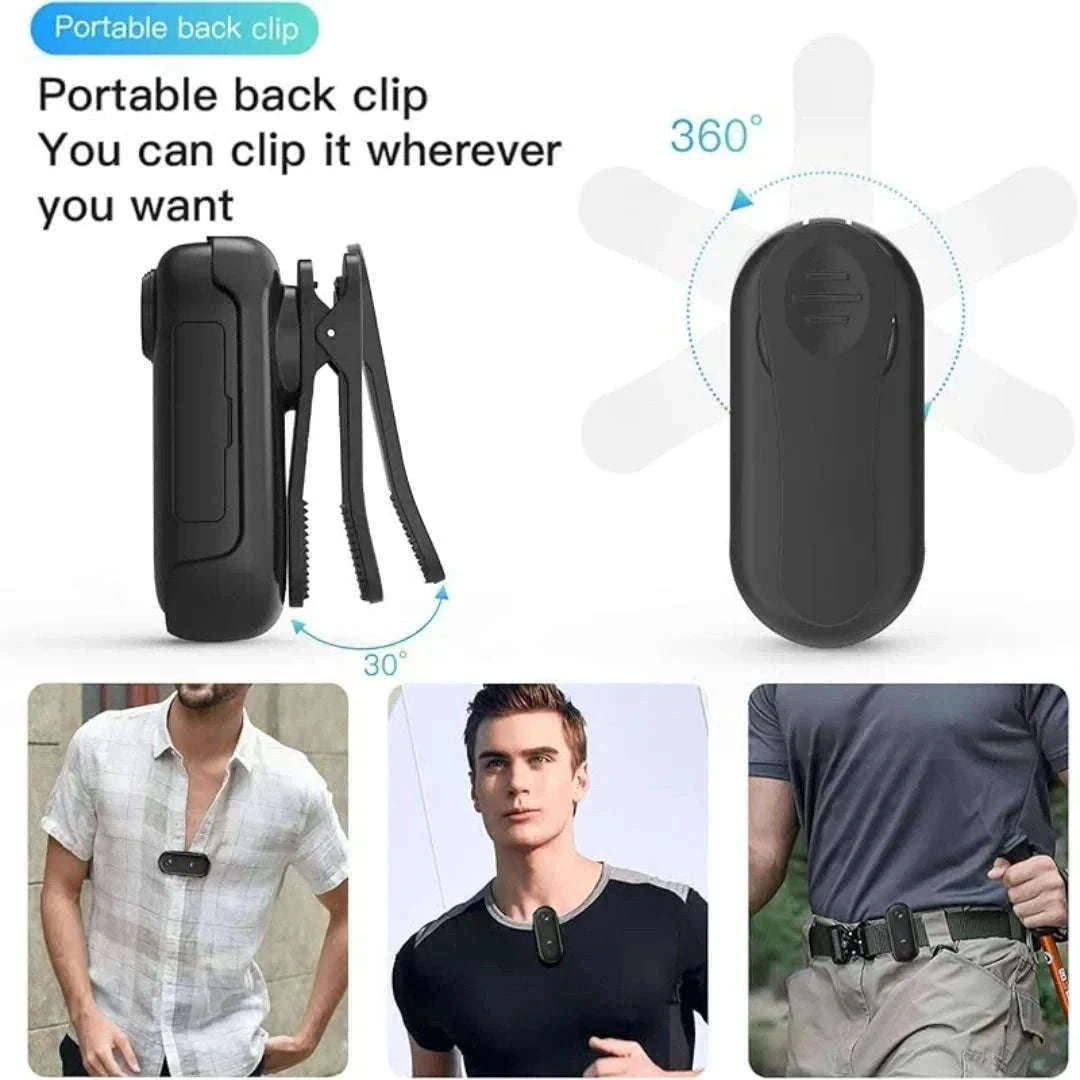 Mini Pocket Magnetic POV Vlog Camera-4K-White / 64GB