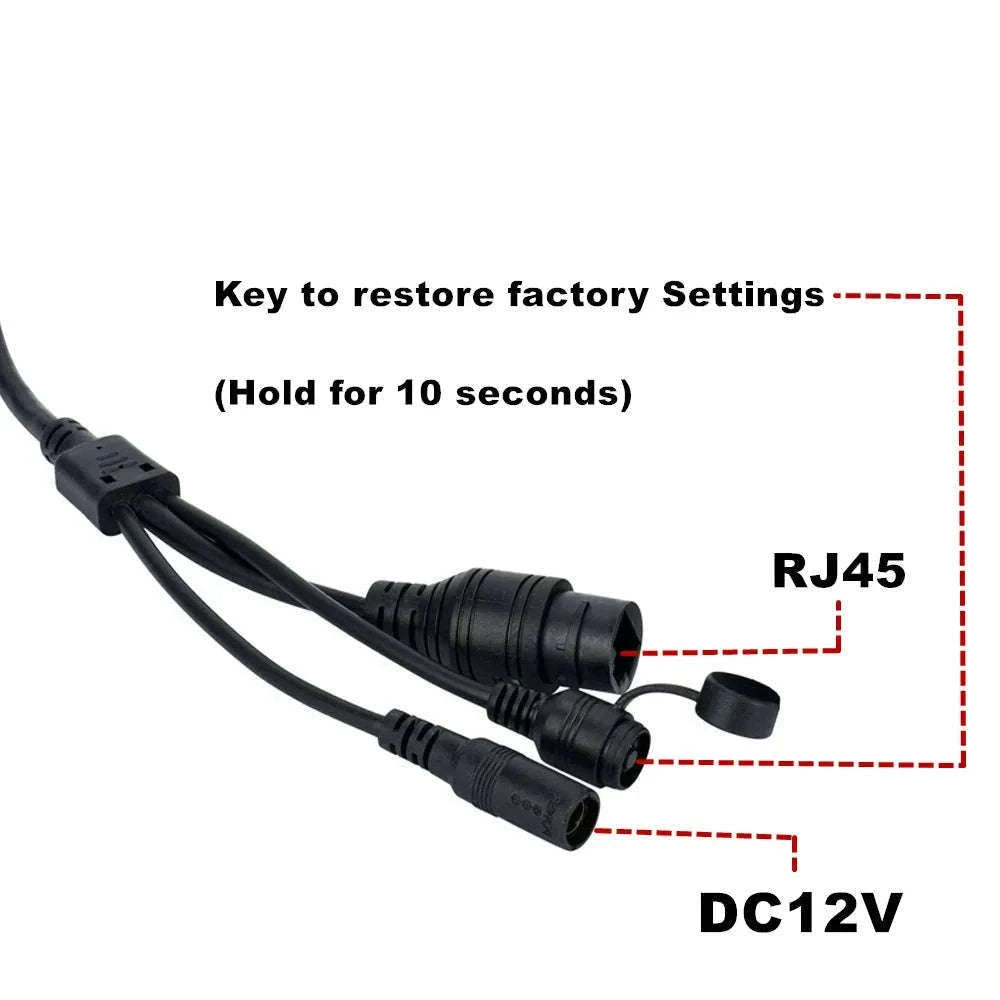 Mini POE IP Security Camera with Motion Detection and Audio-2MP POE