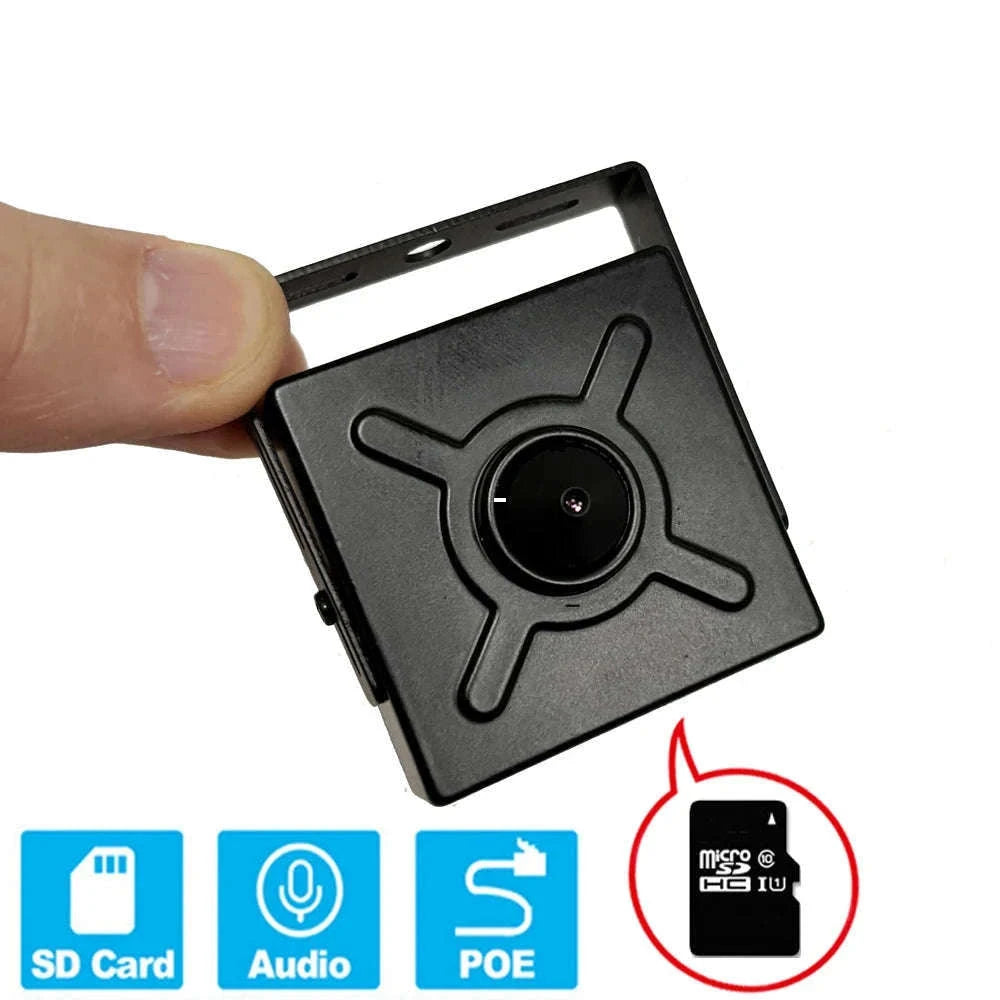 Mini POE IP Security Camera with Motion Detection and Audio-2MP POE