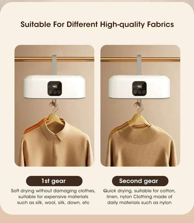 Mini Portable Foldable Electric Clothes Dryer-White / EU