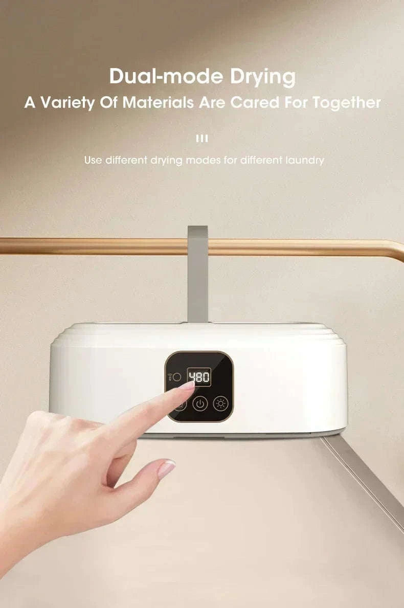 Mini Portable Foldable Electric Clothes Dryer-White / EU